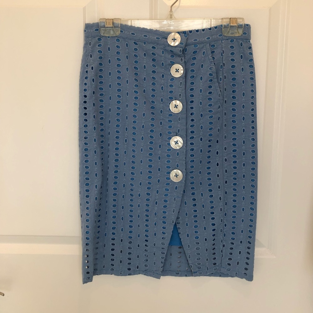 Knee length skirt